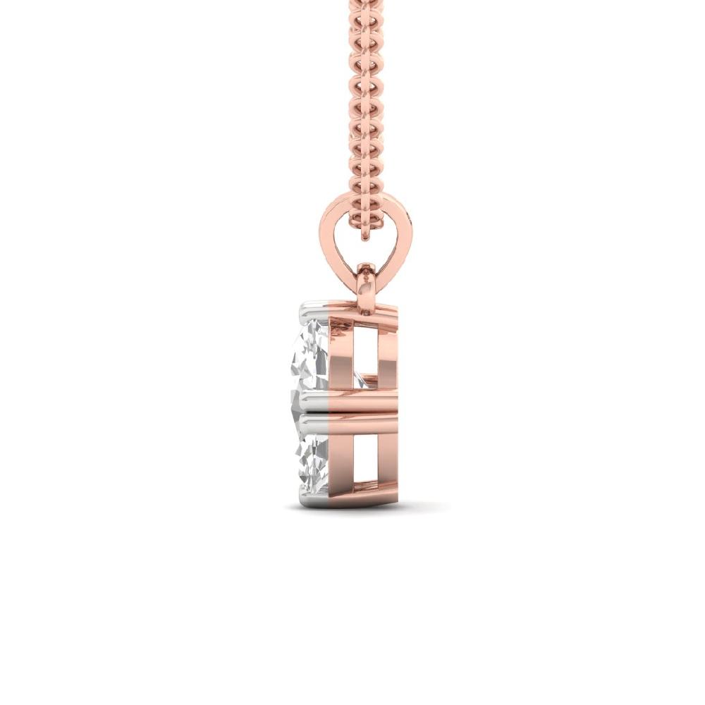 Oval Cut CVD-Lab grown Diamond Timeless Radiance Solitaire Pendant