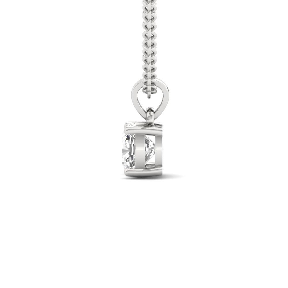 Cushion Cut CVD Lab grown Diamond Celestial Glow Solitaire Pendant