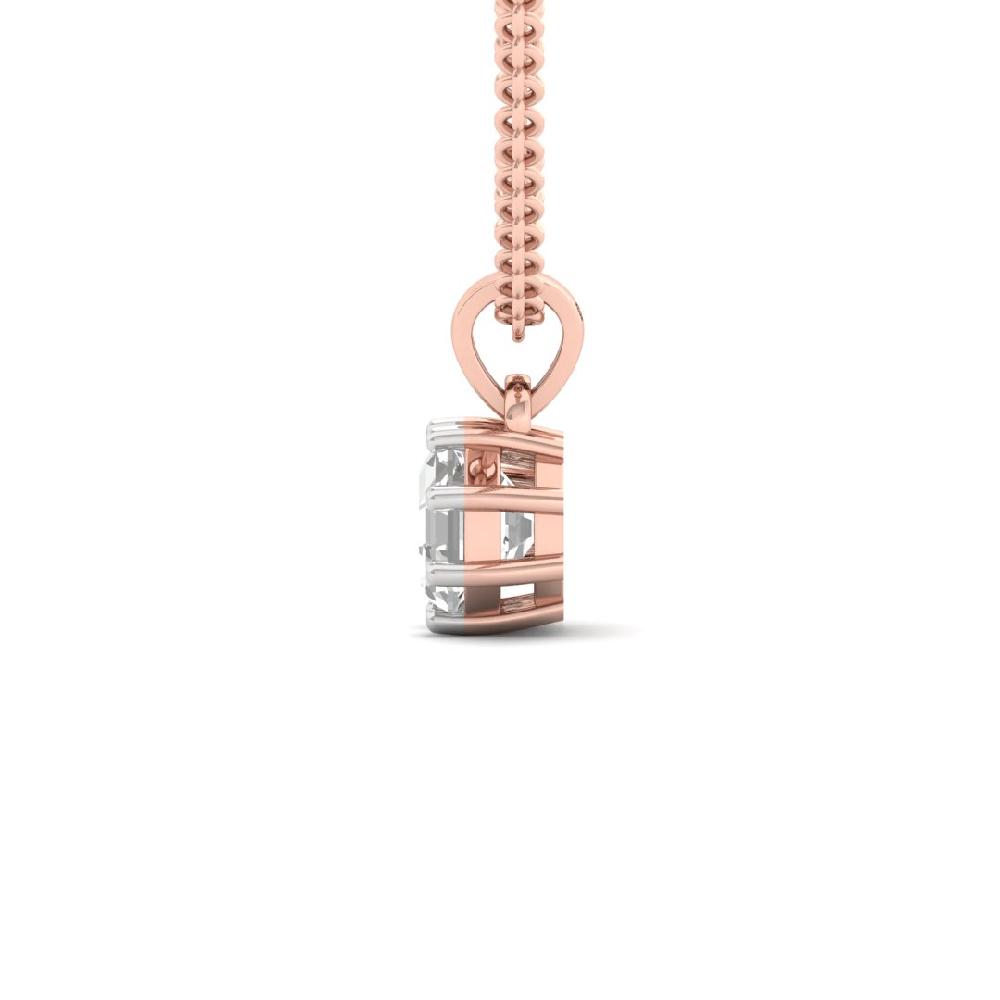Octagon Cut CVD Lab grown Diamond Radiance Solitaire Pendant
