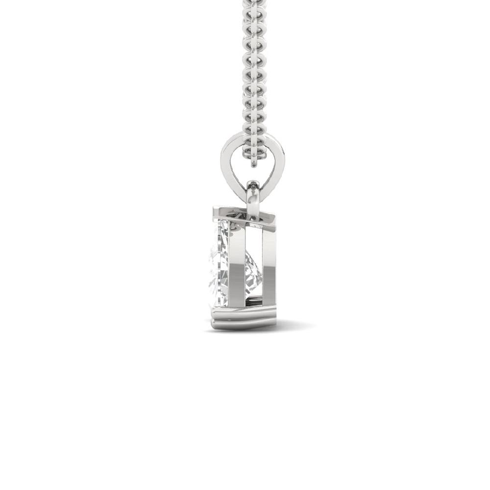 Trillion Cut CVD Lab grown Diamond Luminous Grace Solitaire Pendant