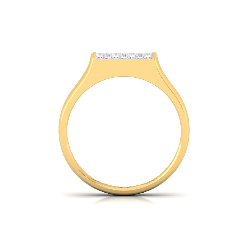 Sparkling Men's Lab Grown Diamond Ring 