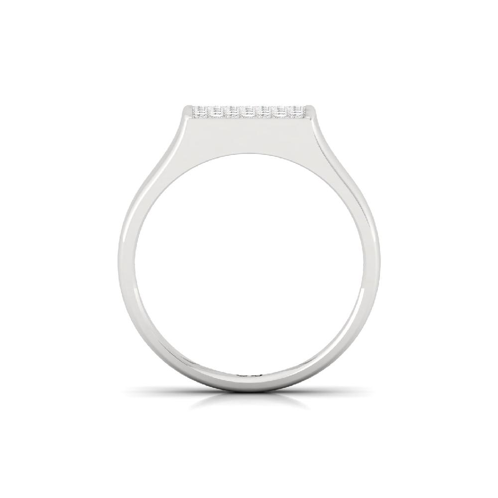 Sparkling Men's Lab Grown Diamond Ring 