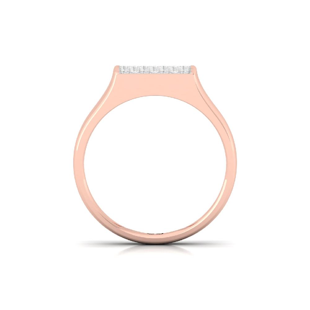 Sparkling Men's Lab Grown Diamond Ring 