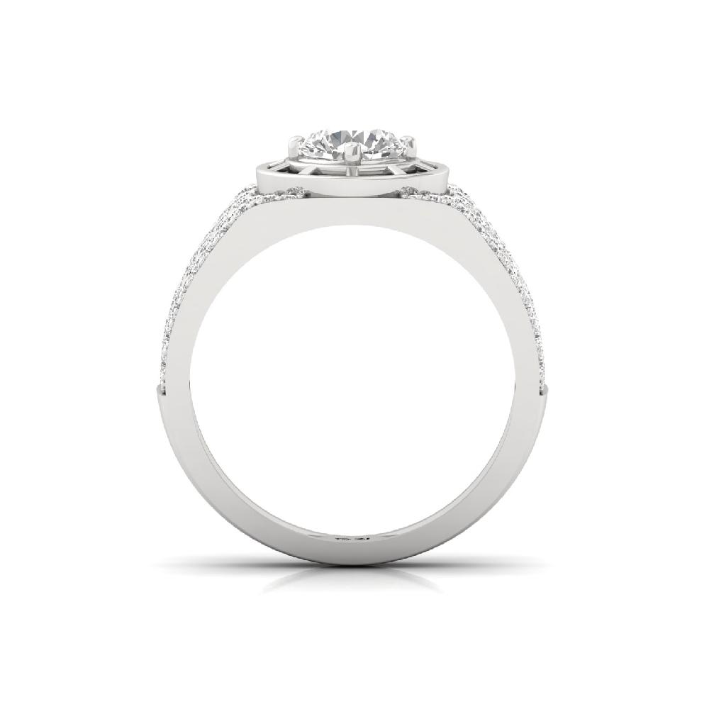 1.10Ct Round Cut lab grown Diamond ring