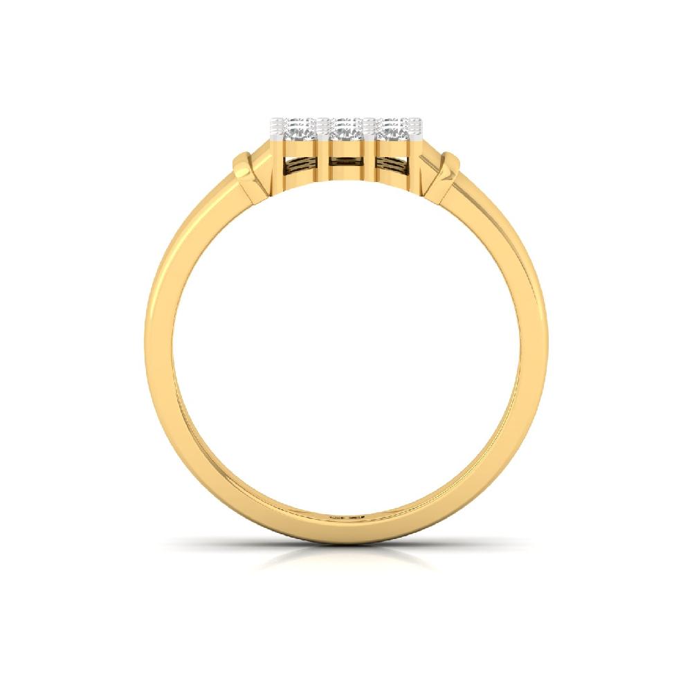 Men’s ring lab grown round diamonds 