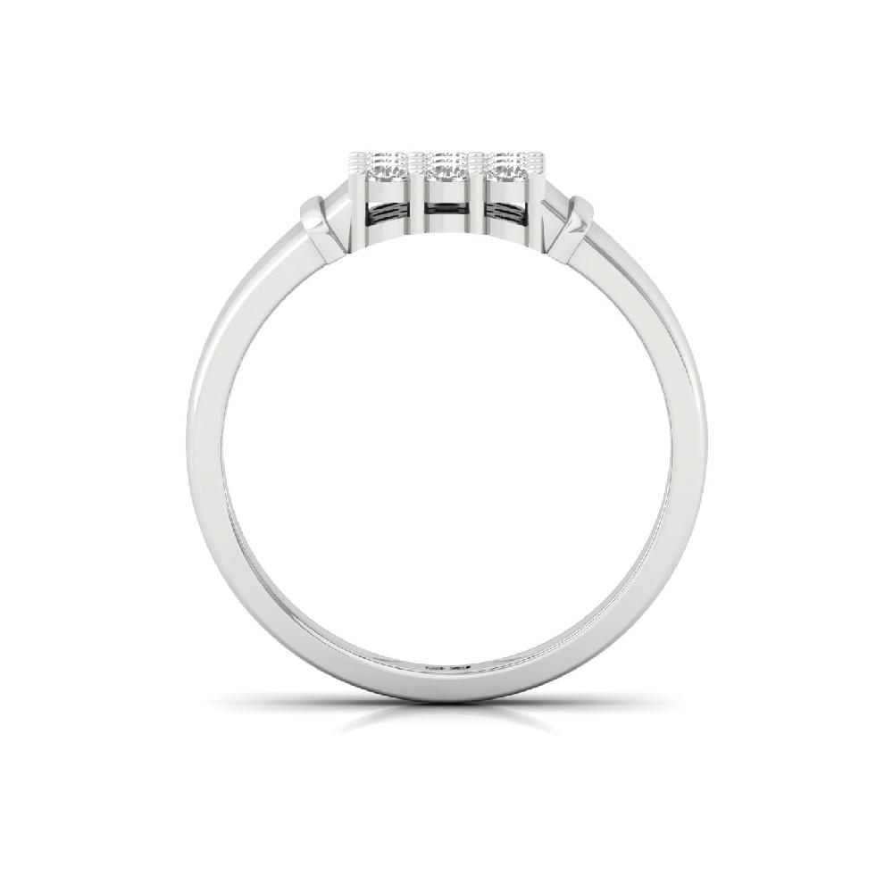 Men’s ring lab grown round diamonds 