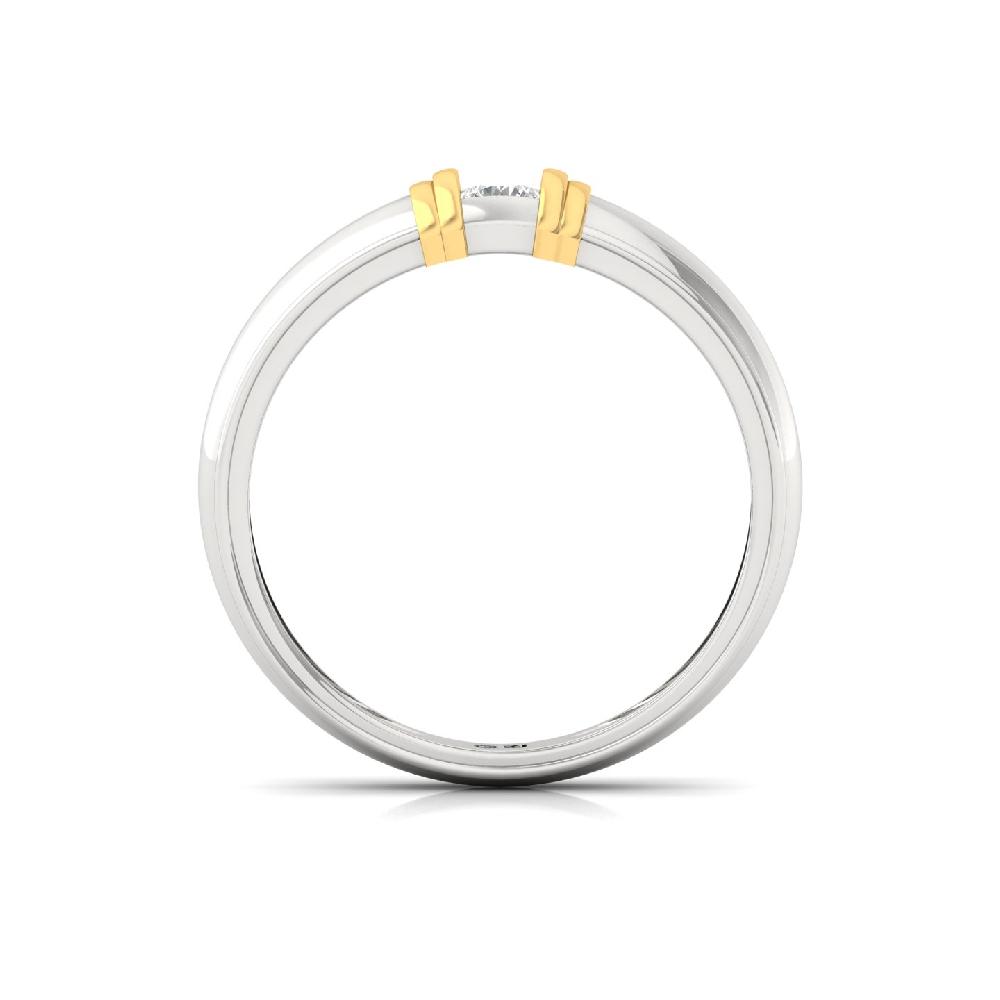 0.15ct Classic Solitaire CVD Diamond Men's Ring 