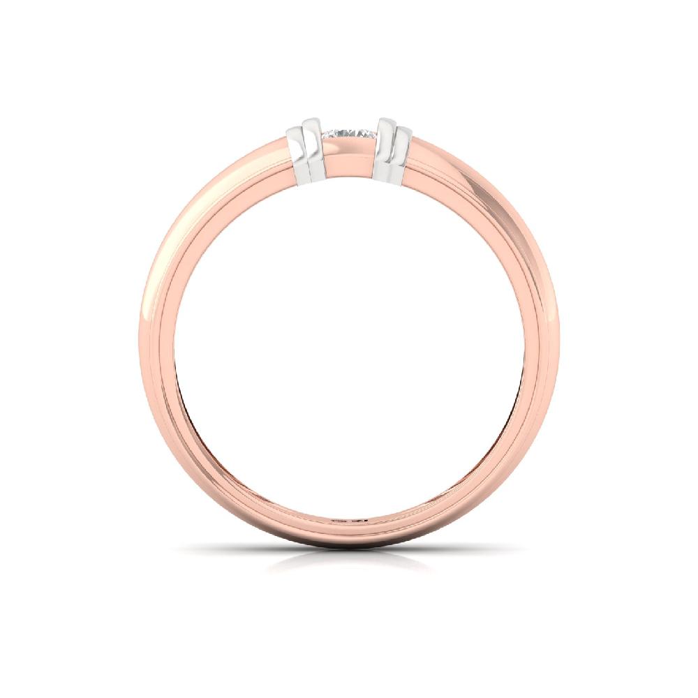 0.15ct Classic Solitaire CVD Diamond Men's Ring 