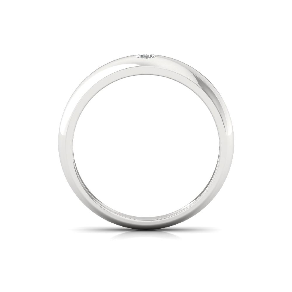 0.15ct Bold Round cut Solitaire CVD lab grwond Diamond Men's Ring