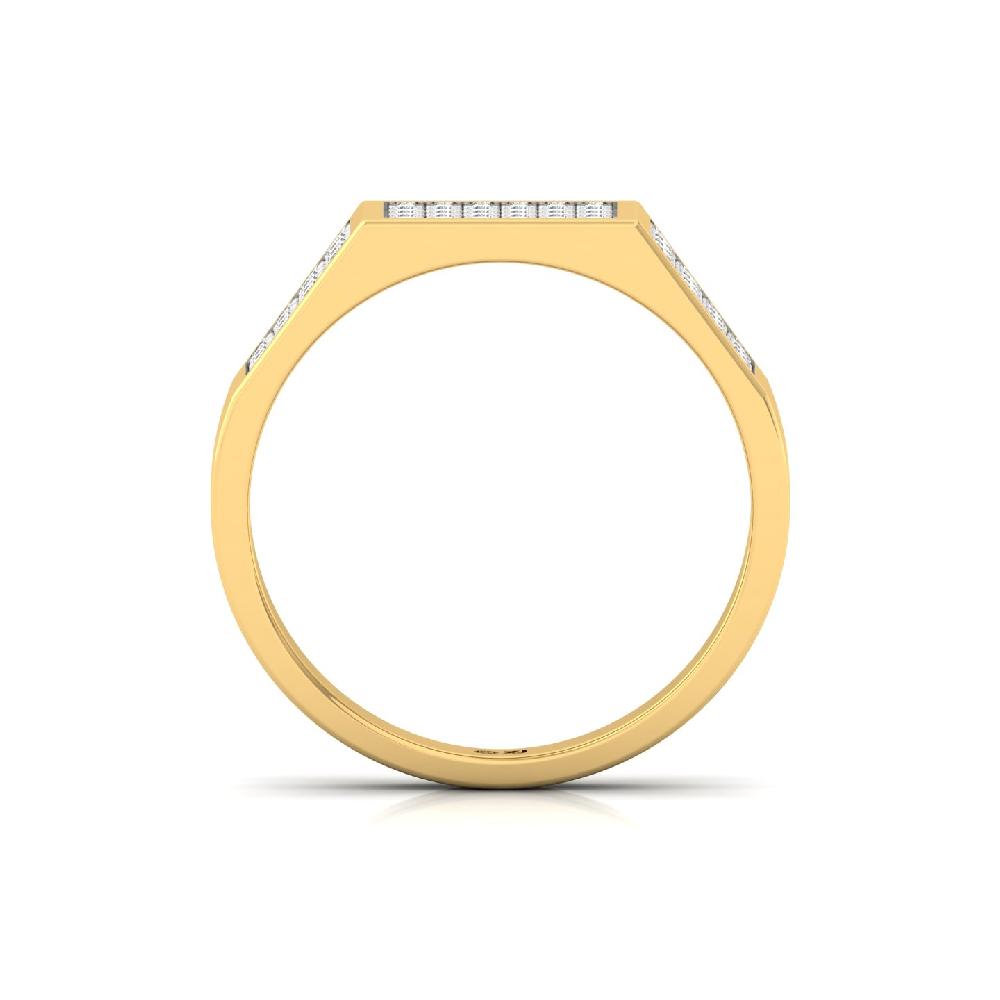 Round Cut Lab Grown Diamond Men’s Ring