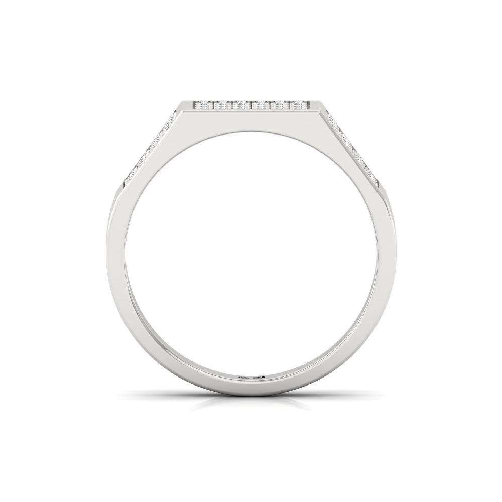 Round Cut Lab Grown Diamond Men’s Ring