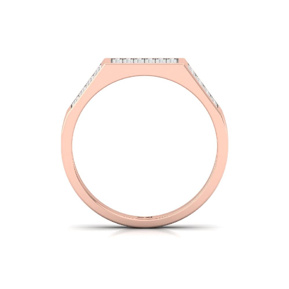 Round Cut Lab Grown Diamond Men’s Ring