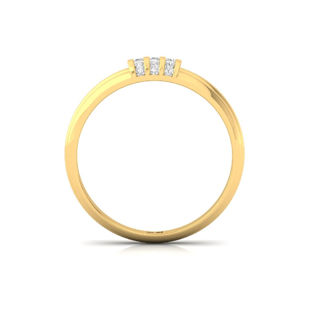 Round Cut Accent CVD lab grown Diamond Men’s Band Silver or gold options