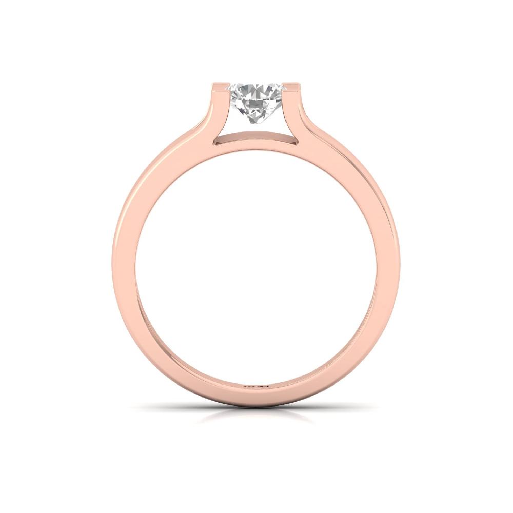 0.80ct Solitaire Round Lab-Grown Diamond Men's Ring