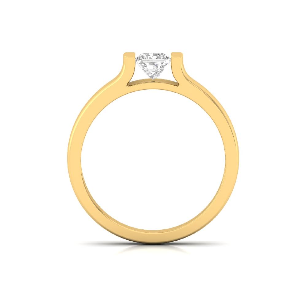0.80ct Princess Cut CVD Diamond Men’s Solitaire Ring