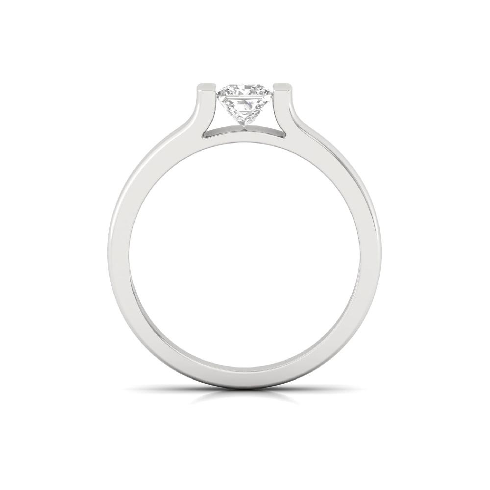 0.80ct Princess Cut CVD Diamond Men’s Solitaire Ring