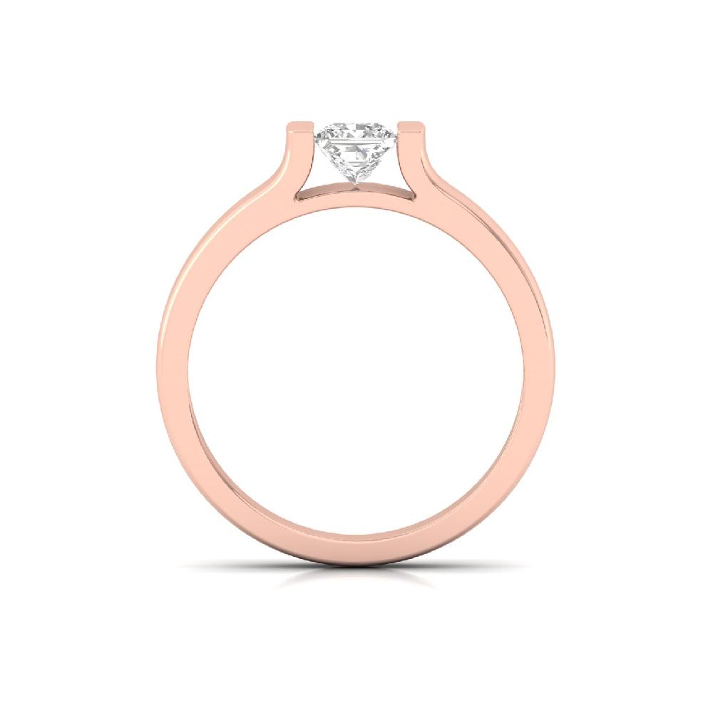 0.80ct Princess Cut CVD Diamond Men’s Solitaire Ring