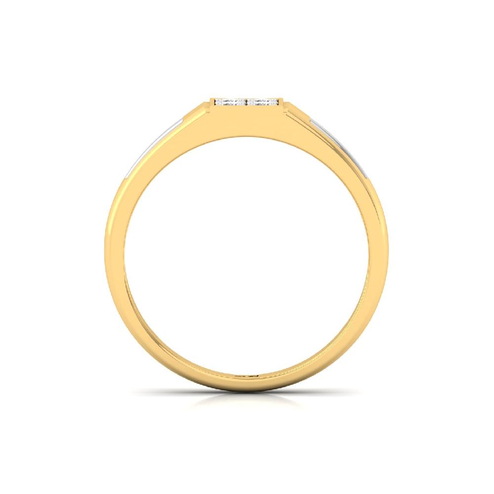 Four-Stone Round lab grownd Diamond Men’s Band Ring