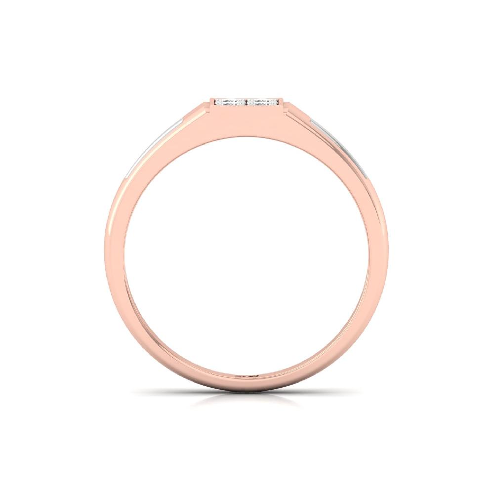 Four-Stone Round lab grownd Diamond Men’s Band Ring