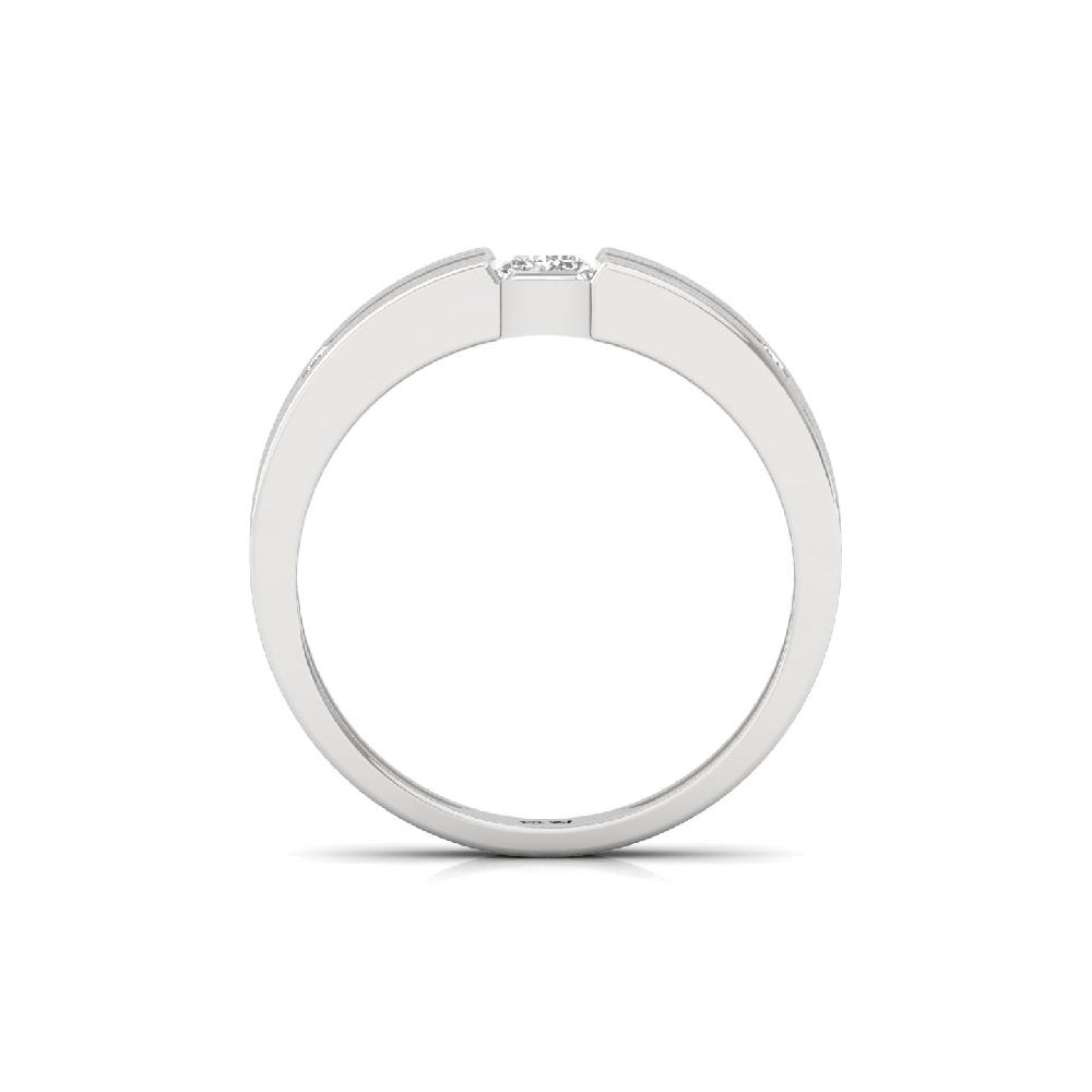 Men’s princess Cut Cvd Lab Grown Diamond Ring
