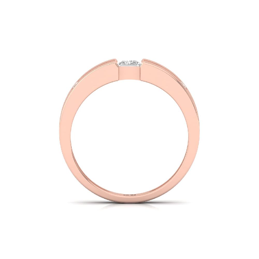 Men’s princess Cut Cvd Lab Grown Diamond Ring