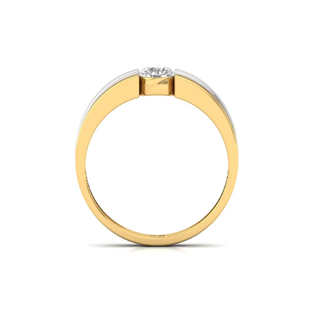 Men’s Round cut CVD lab grown Diamond Statement Ring