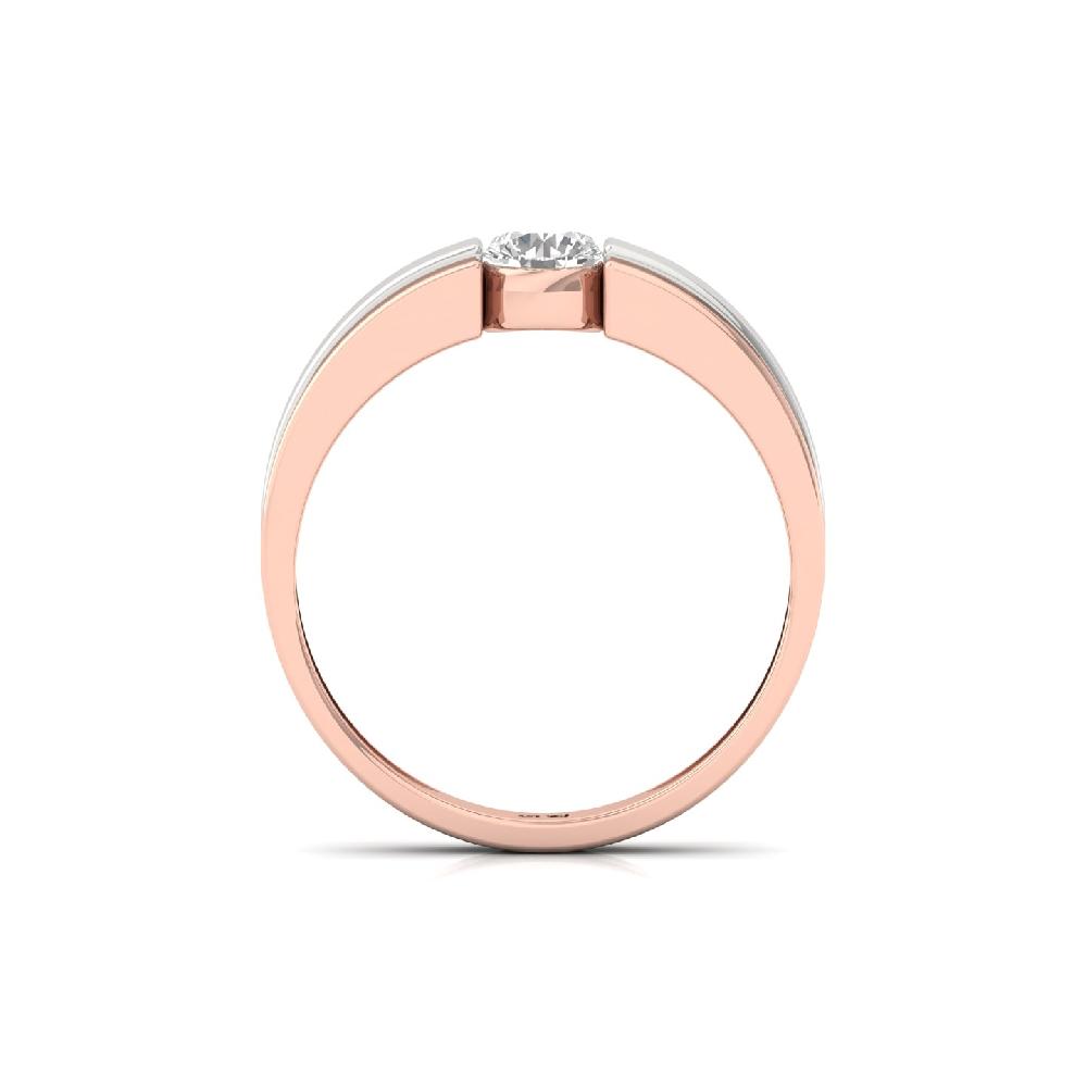 Men’s Round cut CVD lab grown Diamond Statement Ring