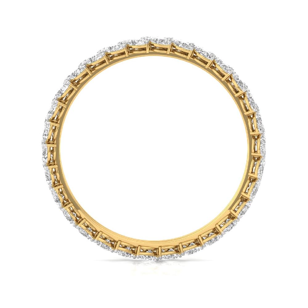 Pear-Cut Diamond Bangle