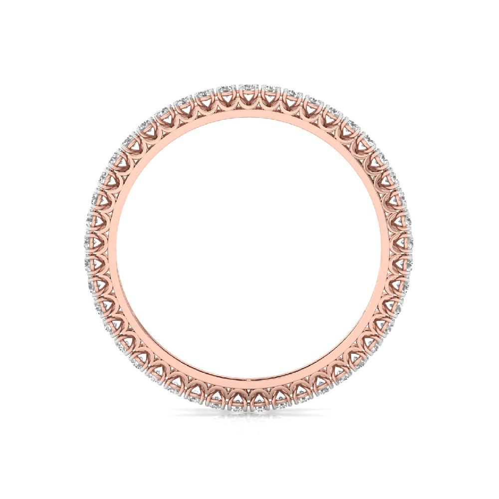 7MM round Cut lab grown Diamond bangle (1 pair )