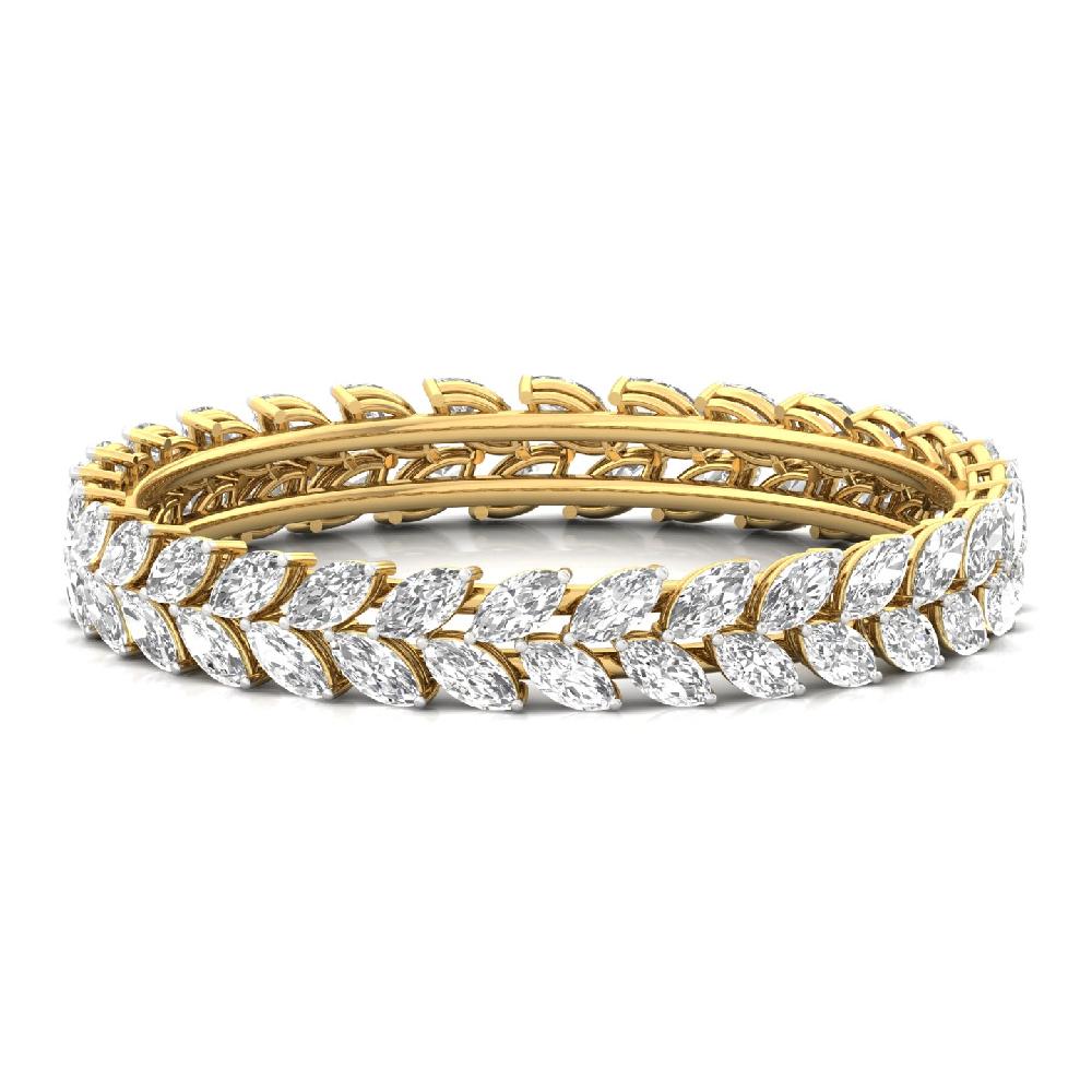 Marquise Cut lab grown diamond Bangle (1 pic)