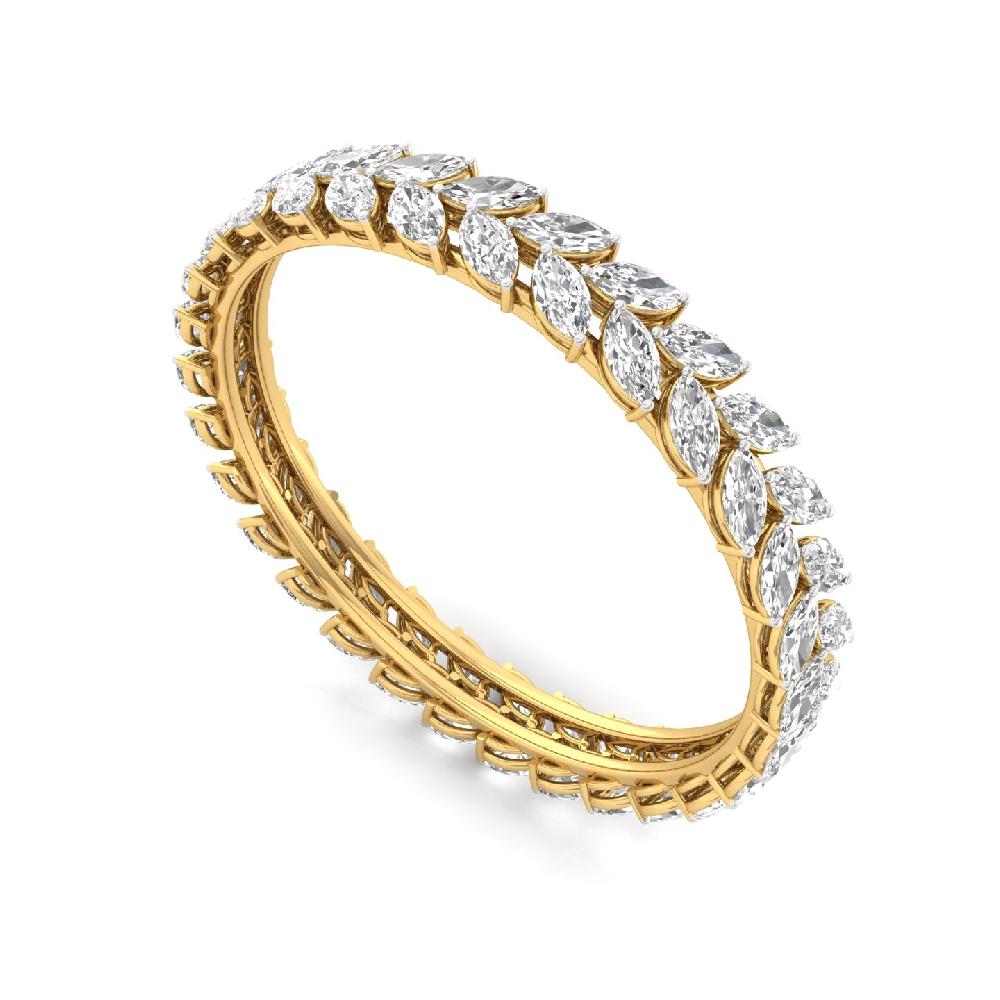 Marquise Cut lab grown diamond Bangle (1 pic)