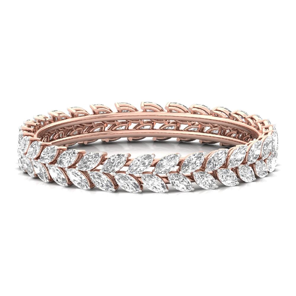 Marquise Cut lab grown diamond Bangle (1 pic)