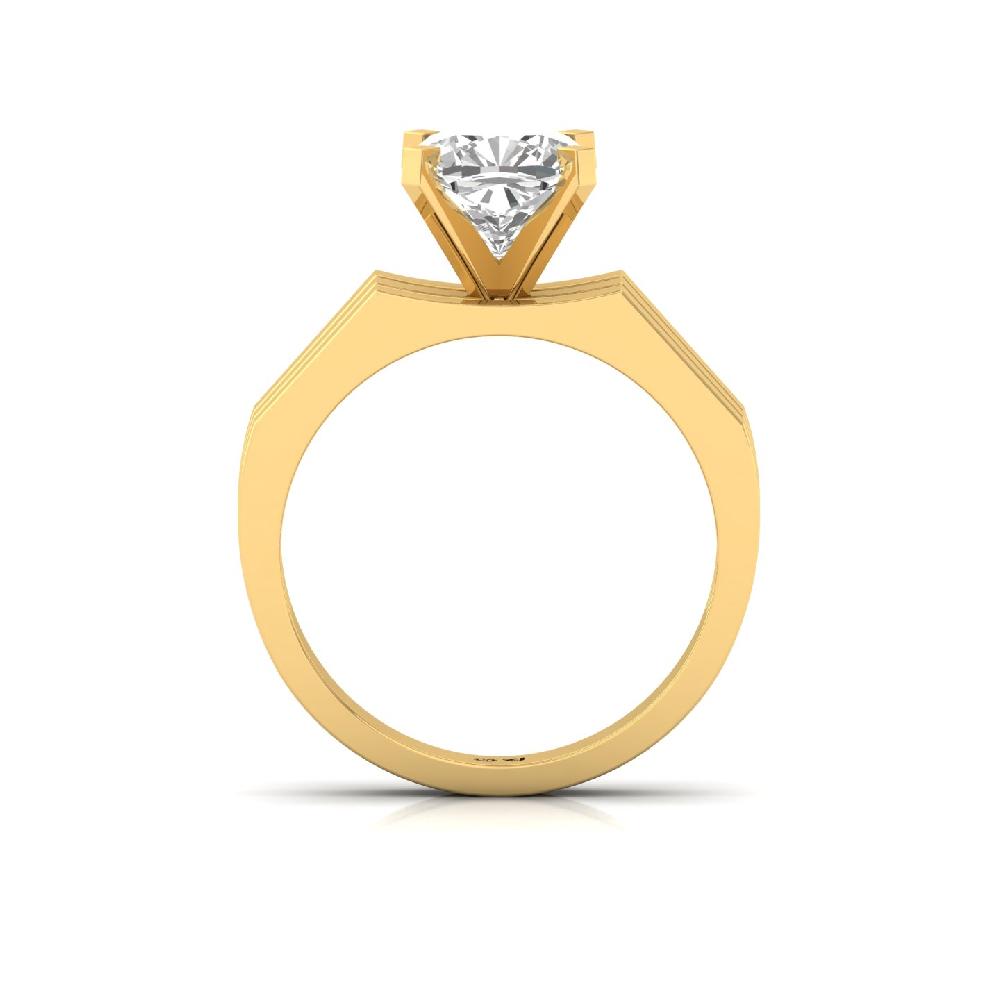 2.20Ct Cushion Cut Solitaire Cvd Lab grown Diamond Ring