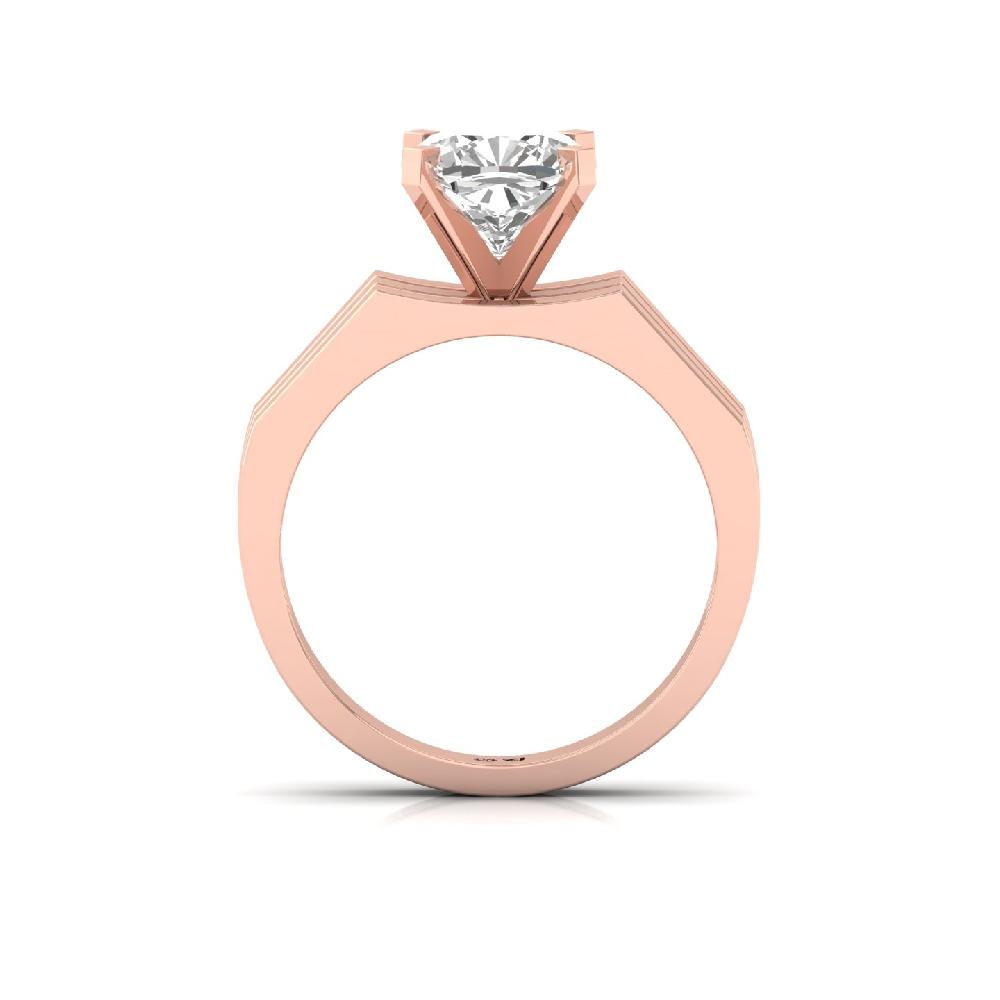 2.20Ct Cushion Cut Solitaire Cvd Lab grown Diamond Ring