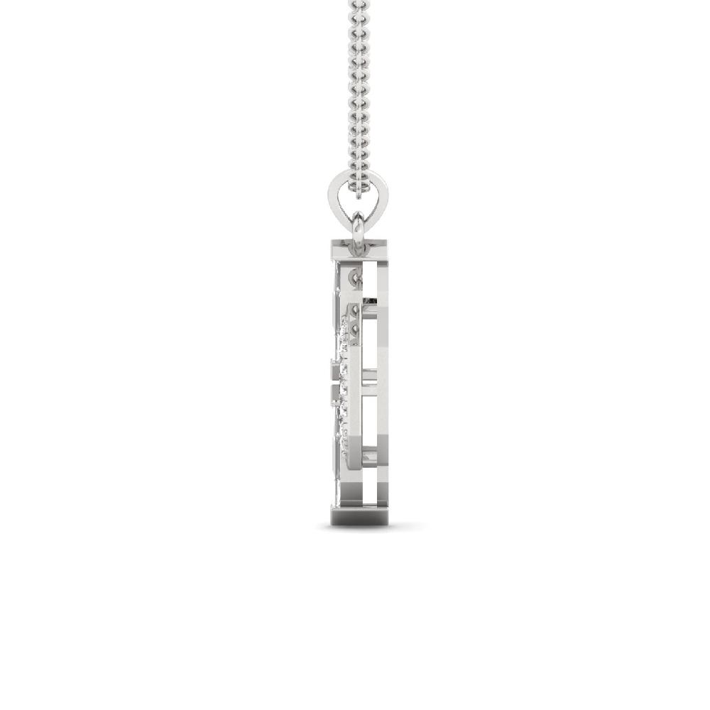 Fancy & round Cut CVD Lab Grown Diamond Pendant