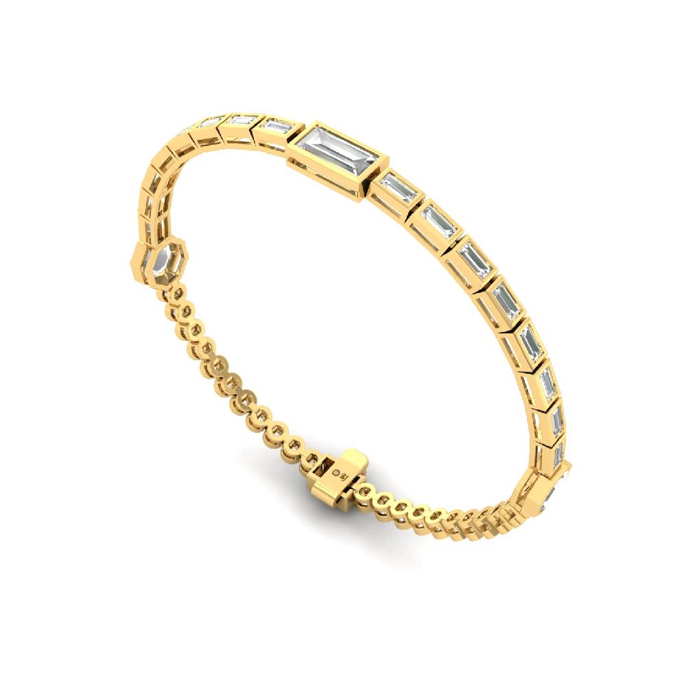 fancy Cut lab grown diamond bracelet 