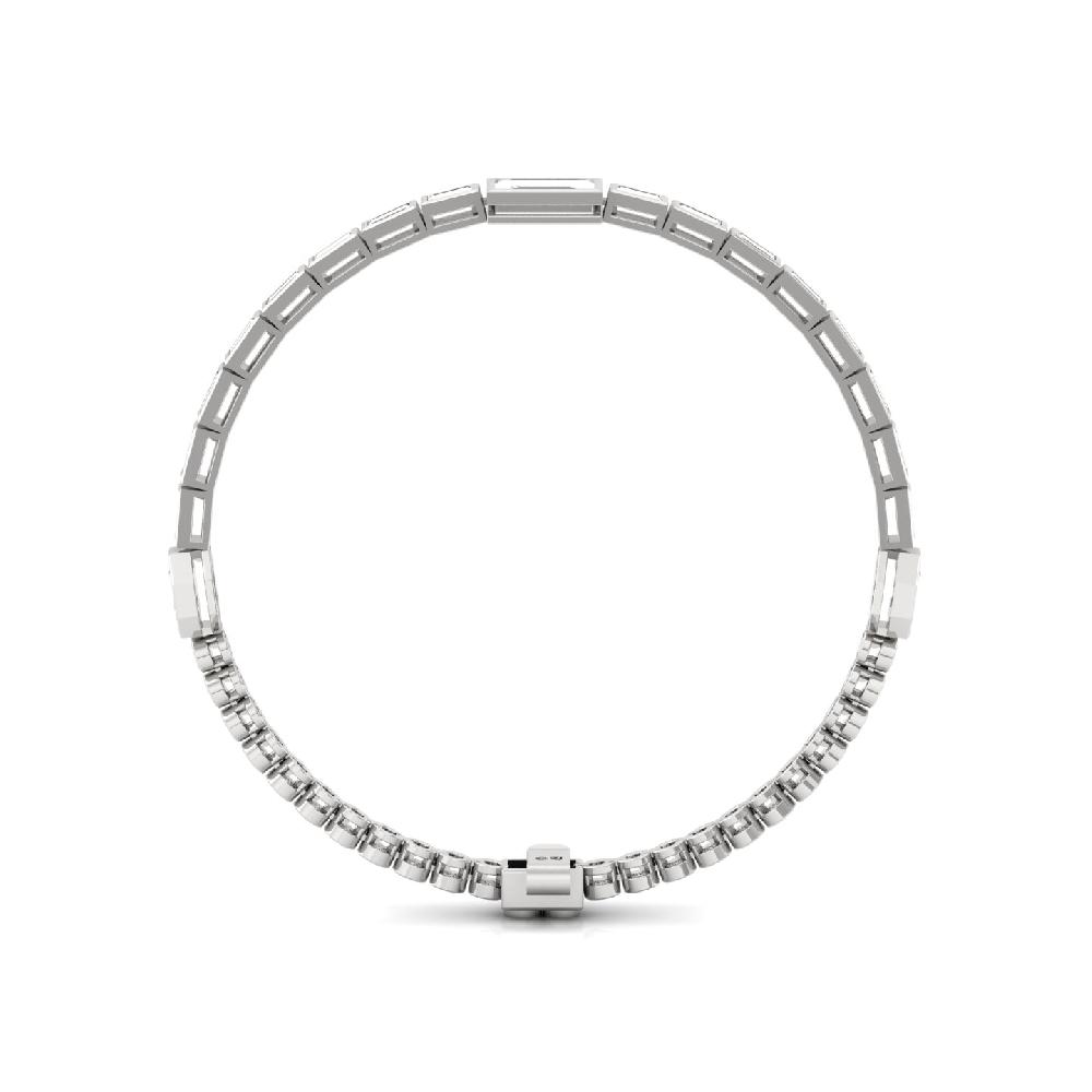 Fancy Cut lab grown diamond bracelet 