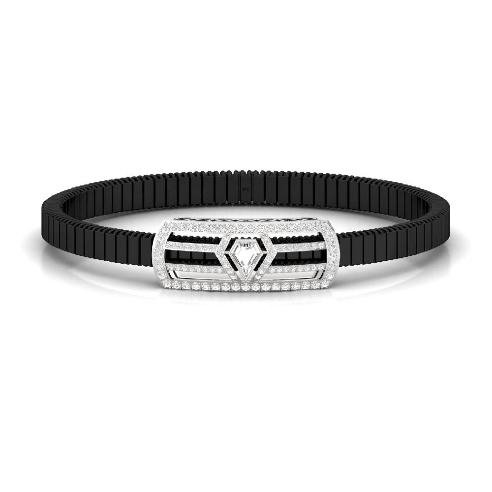 Men’s fancy lab grown Diamond Bracelet