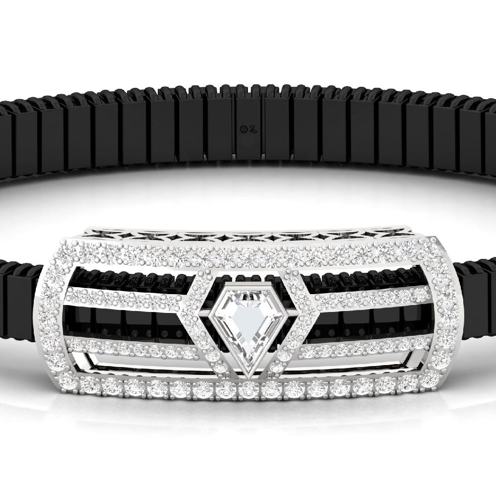 Men’s fancy lab grown Diamond Bracelet