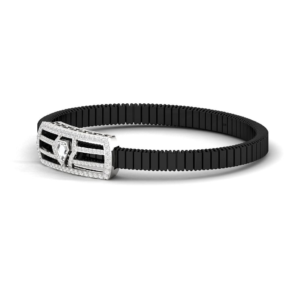 Men’s fancy lab grown Diamond Bracelet