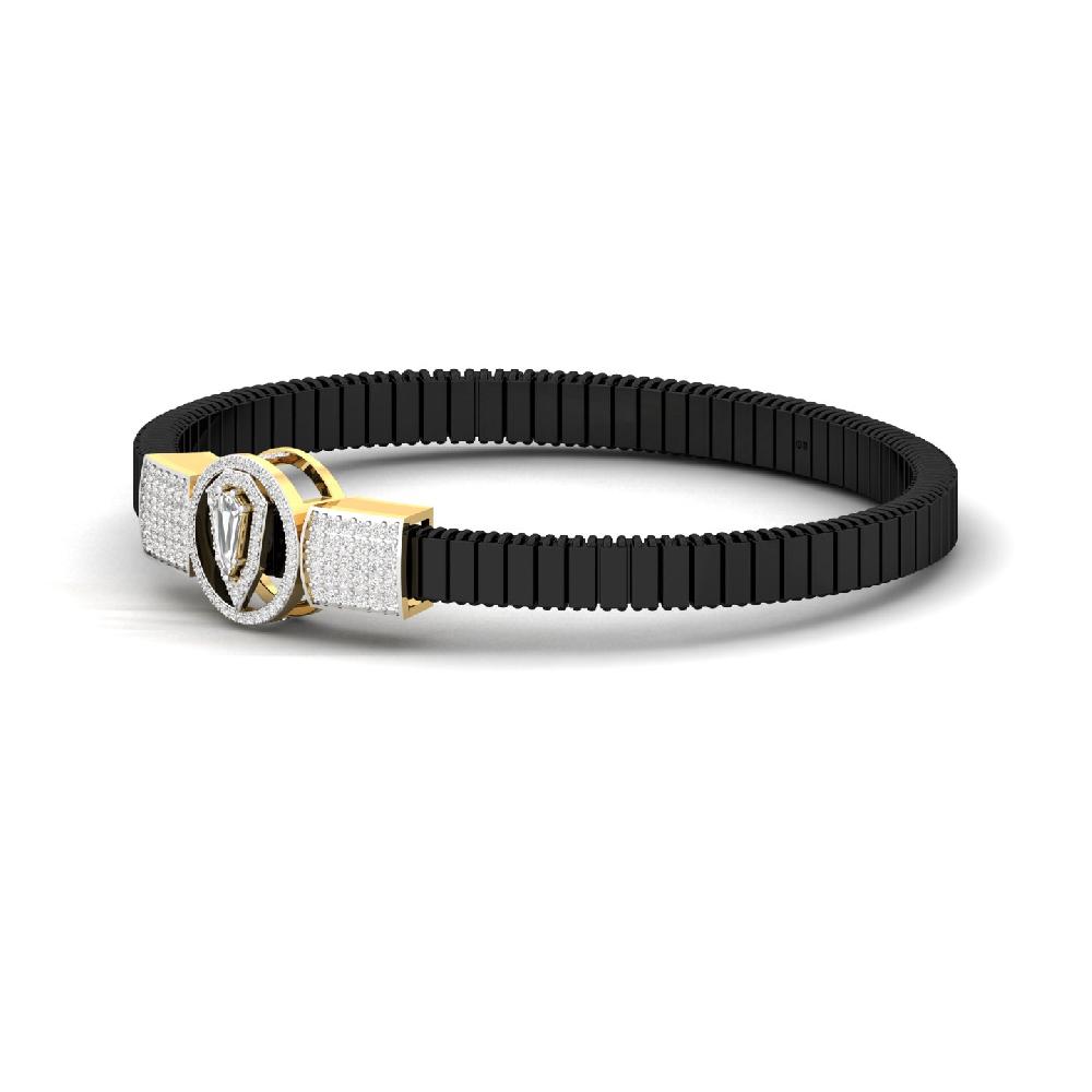 unique cut & Round Cut Lab Grown Diamond Bracelet
