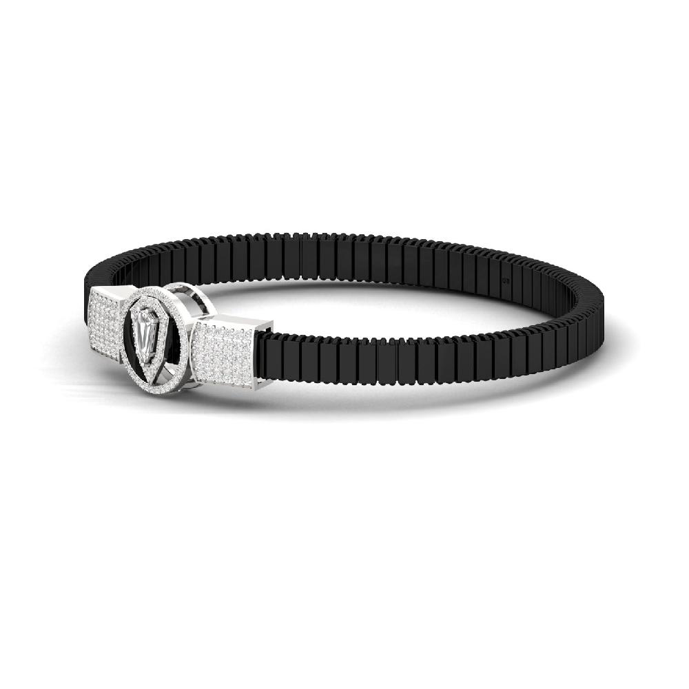 unique cut & Round Cut Lab Grown Diamond Bracelet