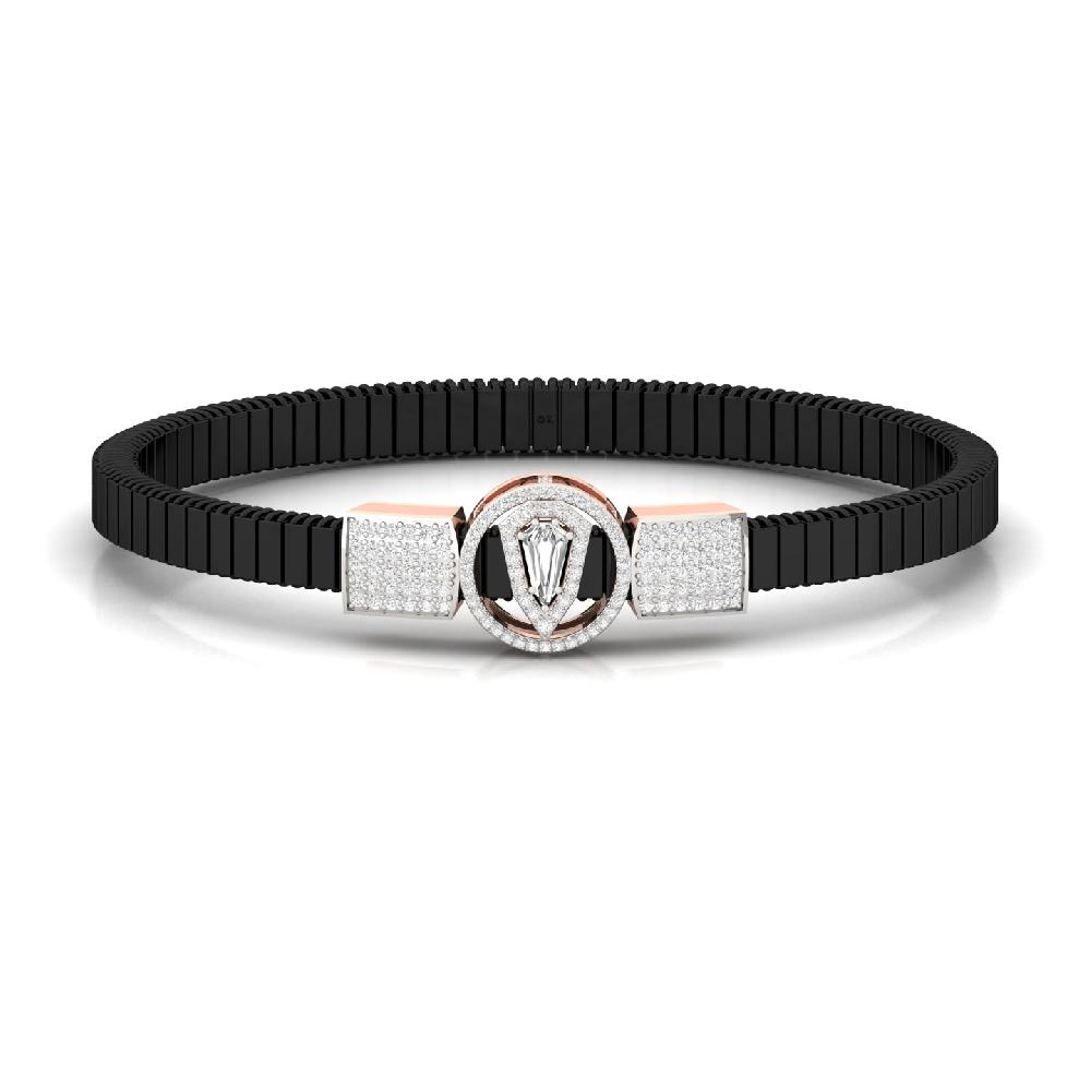 unique cut & Round Cut Lab Grown Diamond Bracelet