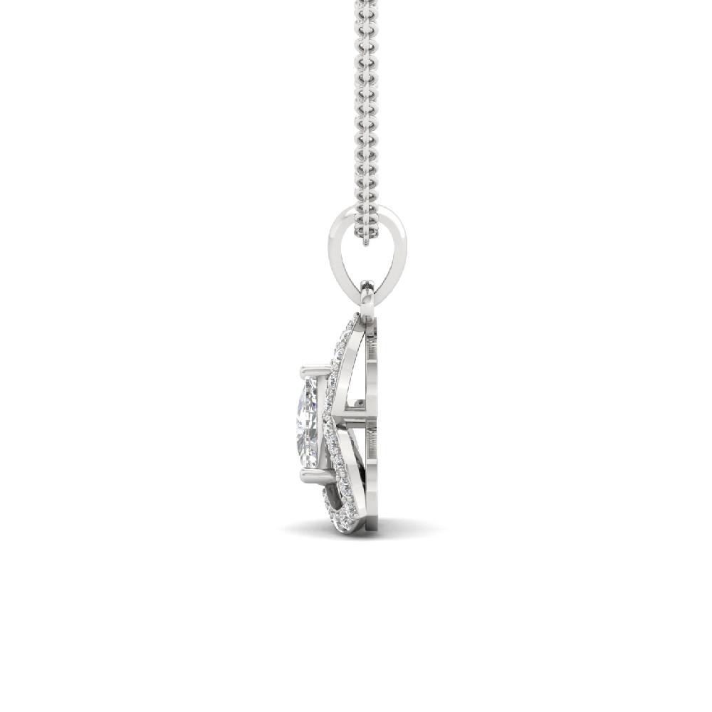 TrinityGlint 1.00CT Trillion Center CVD Diamond Pendant