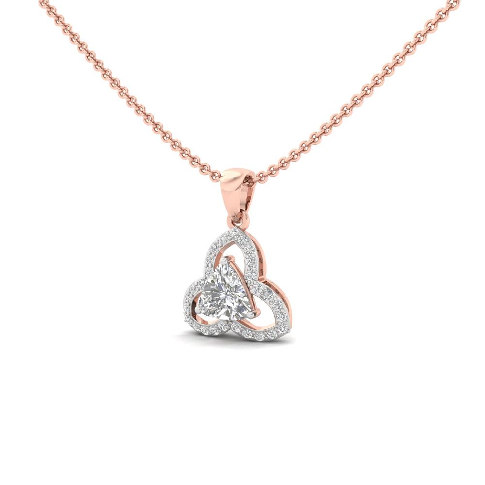 TrinityGlint 1.00CT Trillion Center CVD Diamond Pendant