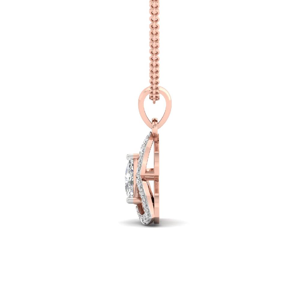 TrinityGlint 1.00CT Trillion Center CVD Diamond Pendant