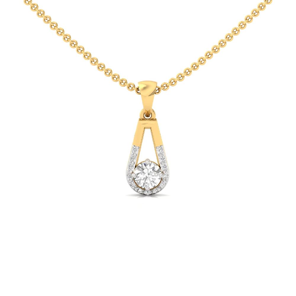 Round Cut CVD Lab Grown Diamond Pendant