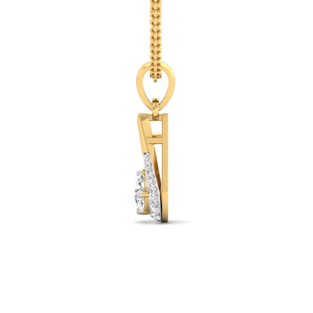 Round Cut CVD Lab Grown Diamond Pendant