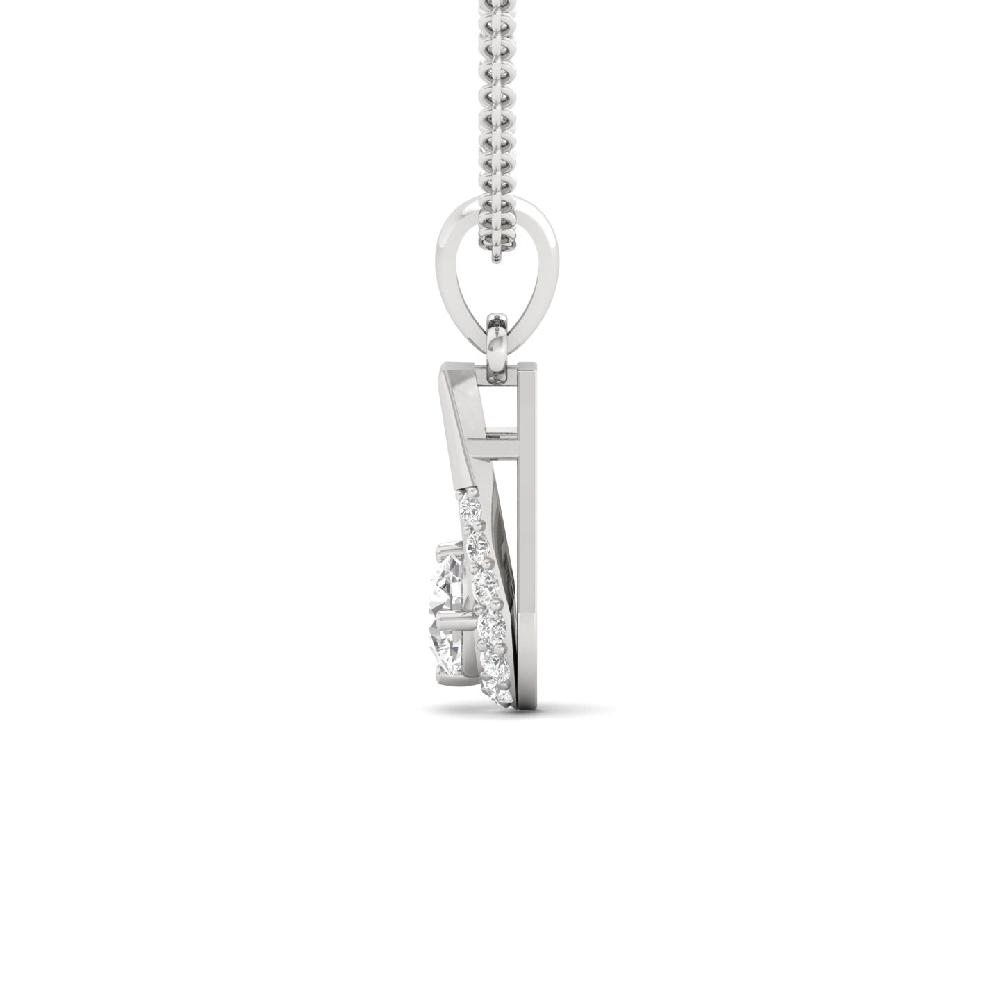 Round Cut CVD Lab Grown Diamond Pendant