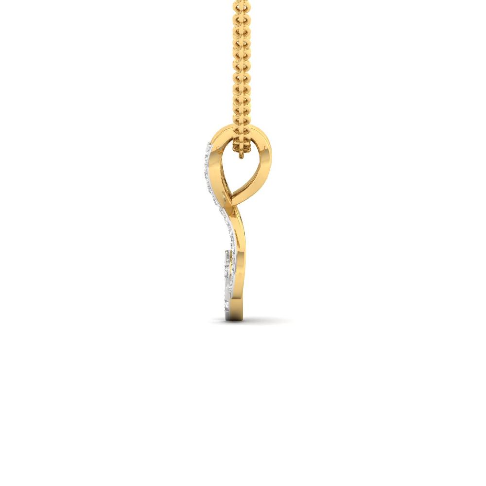 Infinity Bloom Diamond Cluster Infinity Pendant